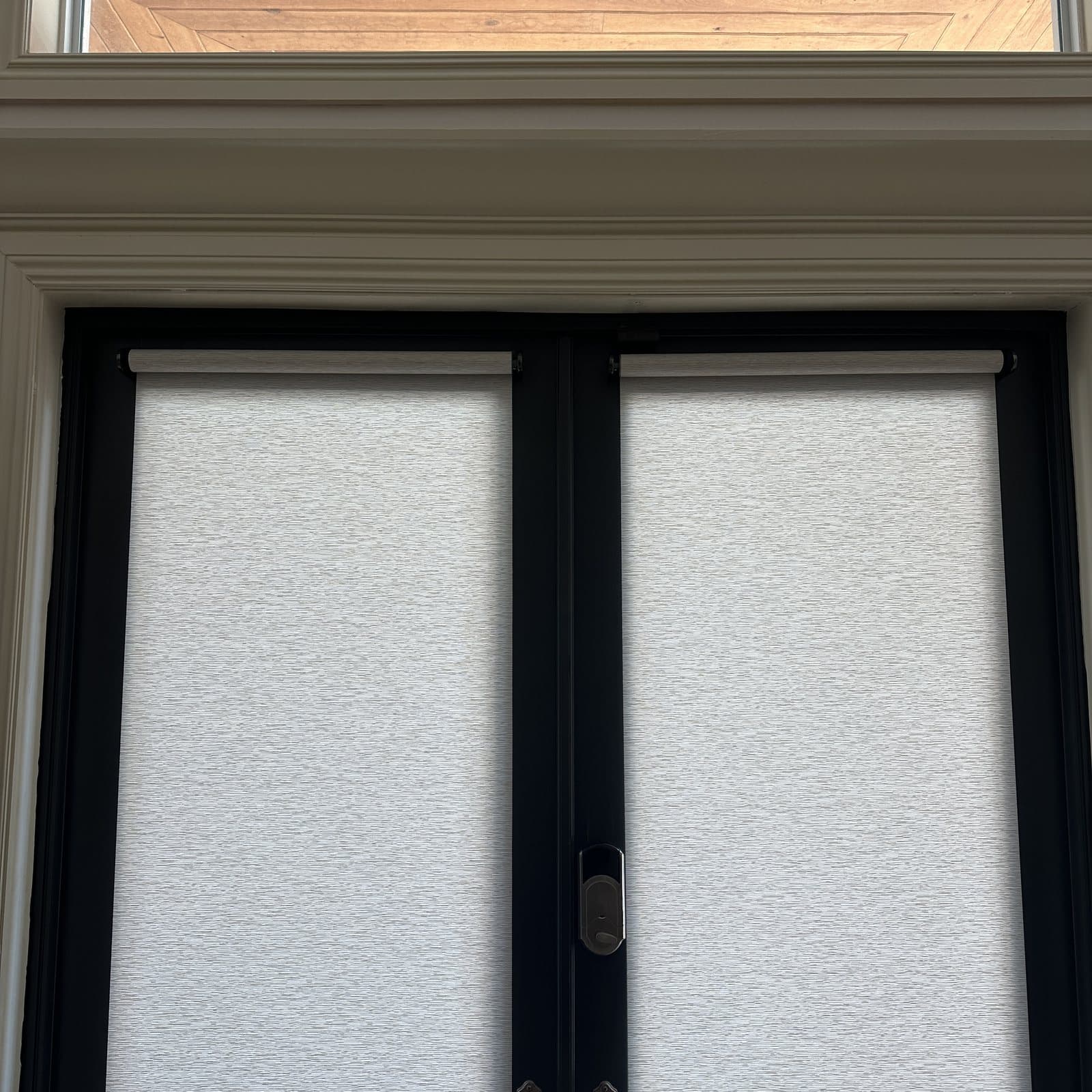 Custom shades installed across large South Florida windows